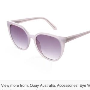 New!  Quay Staycation lilac sunglasses